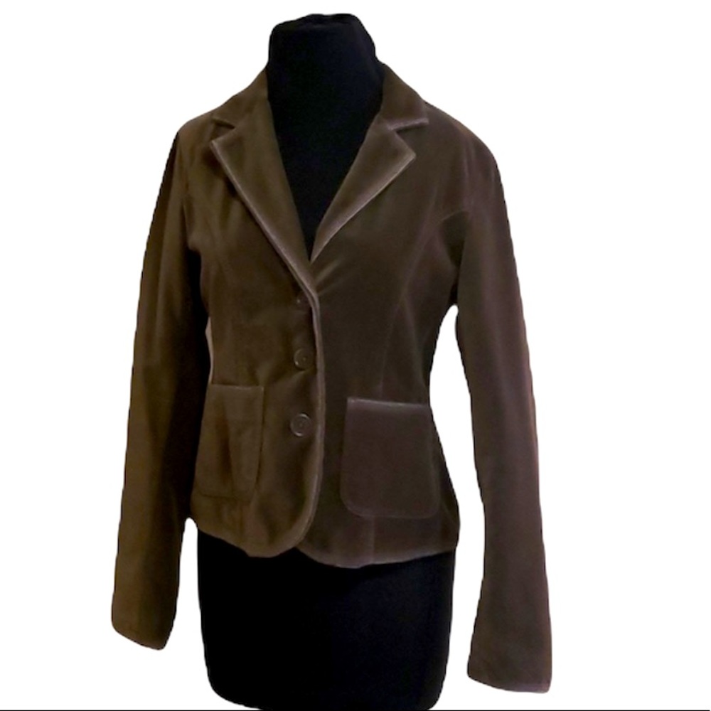 Boden Velvety Chocolate Brown Jacket Blazer 10